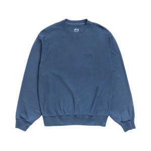 Stussy Lightweight Terry Crew 'Blue'