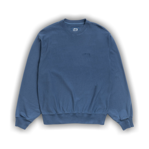 Stussy Lightweight Terry Crew 'Blue'