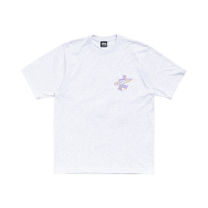 Stussy Dot Surf Puff Print Tee 'Ash Heather'