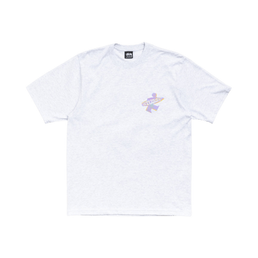 Stussy Dot Surf Puff Print Tee 'Ash Heather'