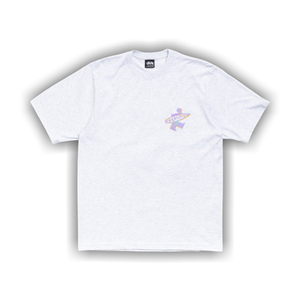Stussy Dot Surf Puff Print Tee 'Ash Heather'