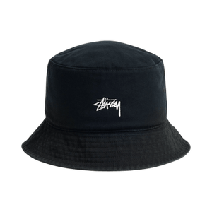 Stussy Reversible Stock Bucket Hat 'Black/Olive'