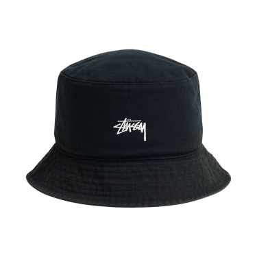 Stussy Reversible Stock Bucket Hat 'Black/Olive'