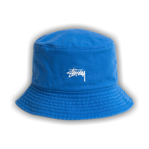 Stussy Reversible Stock Bucket Hat 'Royal/Leopard'