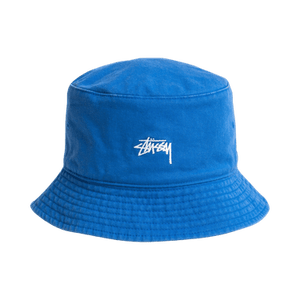 Stussy Reversible Stock Bucket Hat 'Royal/Leopard'