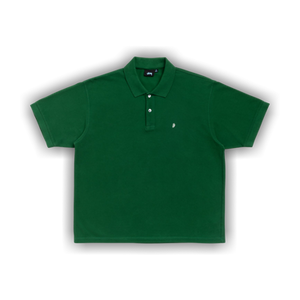 Stussy Classic Pique Polo 'Pine'