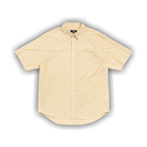 Stussy Standard Short-Sleeve Shirt 'Yellow Stripe'