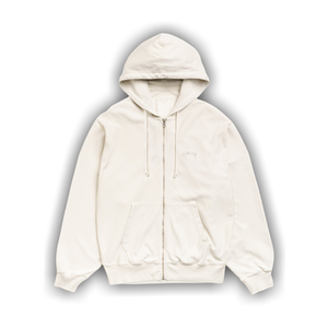 Stussy Lightweight Terry Zip Hoodie 'Stone'