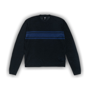 Stussy Lightweight Striped Sweater 'Black'