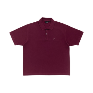 Stussy Classic Pique Polo 'Plum'