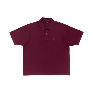 Stussy Classic Pique Polo 'Plum'