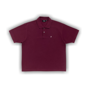 Stussy Classic Pique Polo 'Plum'