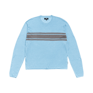 Stussy Lightweight Striped Sweater 'Blue'