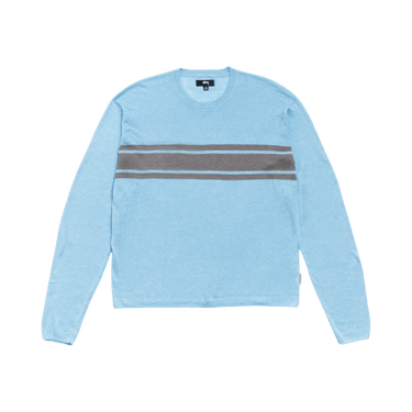 Stussy Lightweight Striped Sweater 'Blue'