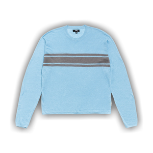 Stussy Lightweight Striped Sweater 'Blue'