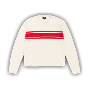 Stussy Lightweight Striped Sweater 'Bone'