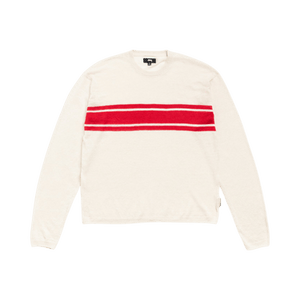 Stussy Lightweight Striped Sweater 'Bone'