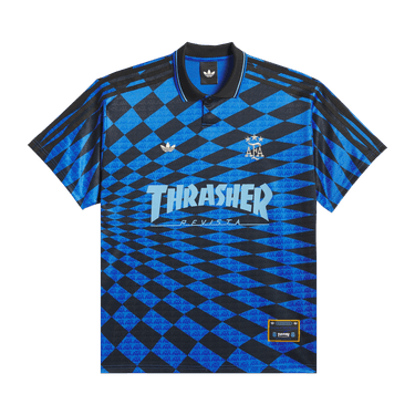 Adidas Argentina x Thrasher Jersey 'Black/Blue'