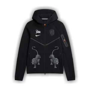 Nike Netherlands x Patta Tech Fleece Full-Zip Windrunner Hoodie 'Black'