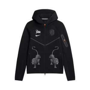 Nike Netherlands x Patta Tech Fleece Full-Zip Windrunner Hoodie 'Black'
