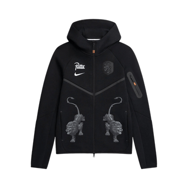 Nike Netherlands x Patta Tech Fleece Full-Zip Windrunner Hoodie 'Black'