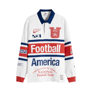 Nike USA x V.A.A. Long-Sleeve Rugby Top 'White/Challenge Red'