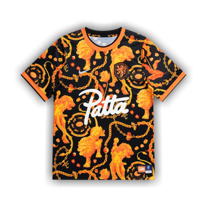Nike Netherlands x Patta KNVB Pre-Match Jersey 'Black/Orange'