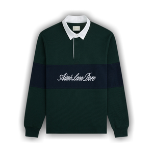 Aimé Leon Dore Script Paneled Rugby 'Pine Grove'
