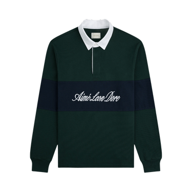 Aimé Leon Dore Script Paneled Rugby 'Pine Grove'
