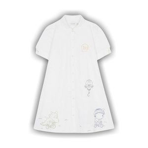 Brain Dead x Coach Embroidered Shirt Dress 'White'