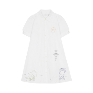 Brain Dead x Coach Embroidered Shirt Dress 'White'