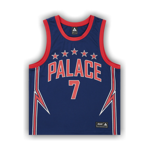 Palace Lightning Basketball Vest 'Navy/Red'