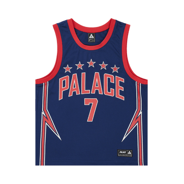 Palace Lightning Basketball Vest 'Navy/Red'