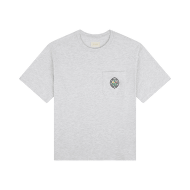 Aimé Leon Dore Botanical Crest Pocket Tee 'Silver Mix'