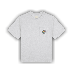 Aimé Leon Dore Botanical Crest Pocket Tee 'Silver Mix'