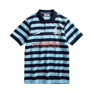 Anti Social Social Club Devilish Polo 'Blue Stripe'