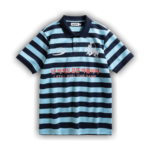 Anti Social Social Club Devilish Polo 'Blue Stripe'