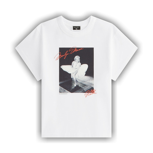 Kith Women For Marilyn Monroe Skirt Mulberry Vintage Tee 'White'