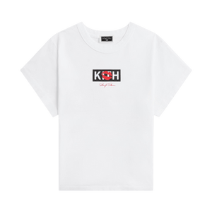Kith Women For Marilyn Monroe Kiss Mulberry Vintage Tee 'White'