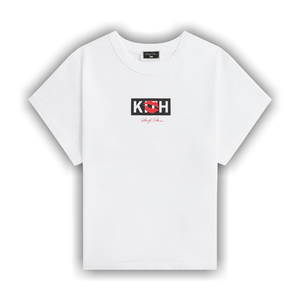 Kith Women For Marilyn Monroe Kiss Mulberry Vintage Tee 'White'
