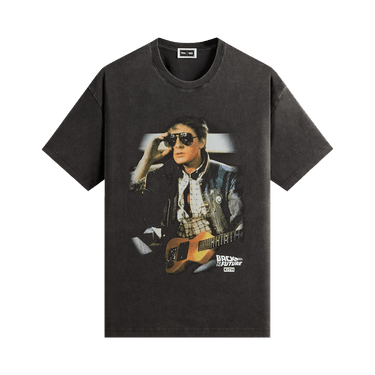 Kith For Back To The Future Marty Shades Vintage Tee 'Black'