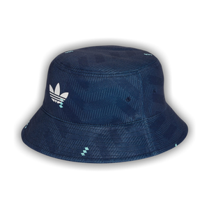 Adidas Germany 26 Bucket Hat 'Collegiate Navy/Flash Aqua/White'