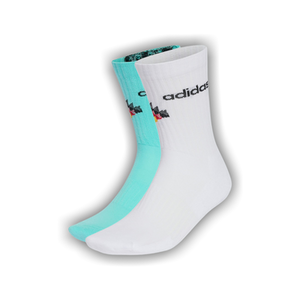 Adidas Germany 26 Fan Socks 'White/Flash Aqua/Black'