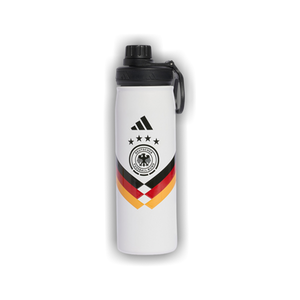Adidas Germany 26 Metal Bottle 'White/Black'