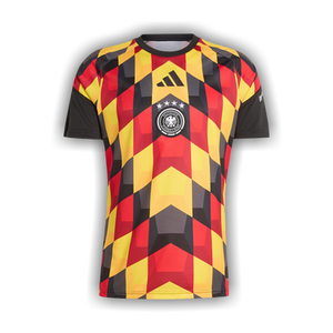 Adidas Germany 26 Home Pre Match Jersey 'Black/Team Yellow'