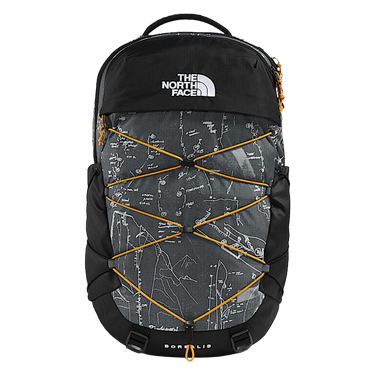 The North Face 28L Borealis Backpack 'Anthracite Grey Conrad Topos Print-Summit Gold'
