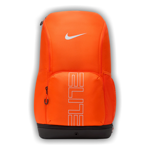 Nike 32L Varsity Elite Backpack 'Safety Orange/Black/Wolf Grey'