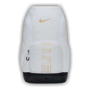 Nike 32L Varsity Elite Backpack 'White/Black/Metallic Gold'