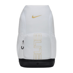 Nike 32L Varsity Elite Backpack 'White/Black/Metallic Gold'