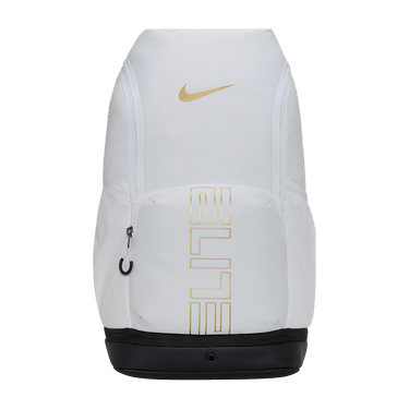 Nike 32L Varsity Elite Backpack 'White/Black/Metallic Gold'